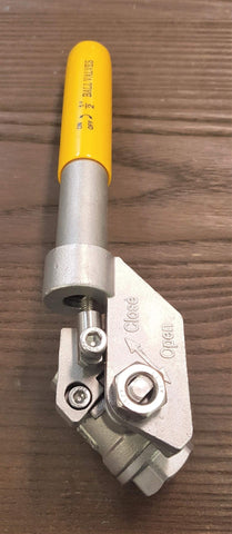 Stattin Stainless 15 BSP (1/2") Stainless Steel Deadman Ball Valves