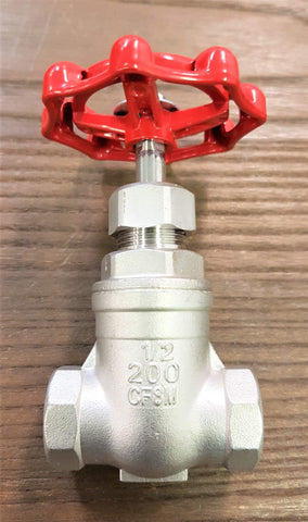 Stattin Stainless 15 BSP (1/2") Stainless Steel Gate Valves