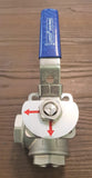 Stattin Stainless 25 BSP (1") Stainless Steel 3 Way L Port Ball Valves