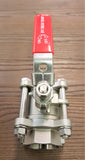 Stattin Stainless 32 BSP (1 1/4") Stainless Steel 3 Piece High Temp Ball Valves