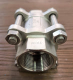 Stattin Stainless 32 BSP (1 1/4") Stainless Steel 3 Piece Spring Check Valves