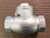 Stattin Stainless 32 BSP (1 1/4") Stainless Steel Swing Check Valves