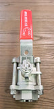 Stattin Stainless 40 BSP (1 1/2") Stainless Steel 3 Piece High Temp Ball Valves