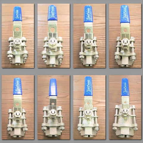 Stattin Stainless Stainless Steel 3 Piece Ball Valves