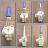 Stattin Stainless Stainless Steel 3 Way L Port Ball Valves