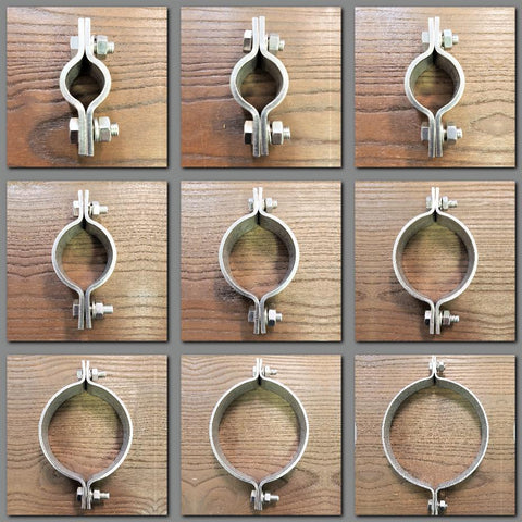 Stattin Stainless Stainless Steel Pipe Clamps