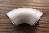 Stattin Stainless 25NB (33.4mm O.D. x 2.77mm W.T.) Stainless Steel Sch10 90° Long Radius Pipe Elbows