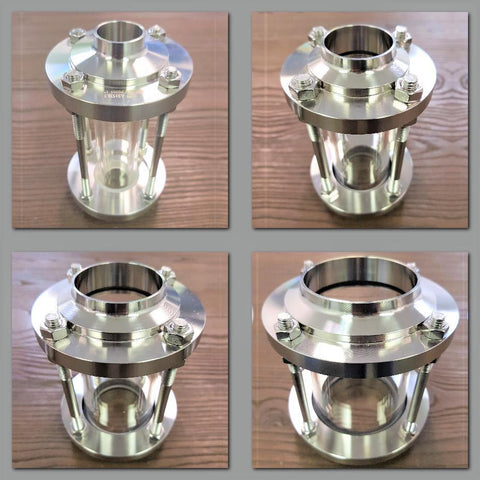 Stattin Stainless Stainless Steel Hygienic Sightglasses