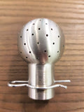 Stattin Stainless 19.05mm x 38.1mm x 1.6mm Holes Stainless Steel Spray Balls