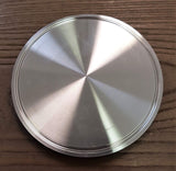 Stattin Stainless Stainless Steel Tri Clover Blank Caps