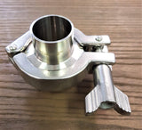 Stattin Stainless 31.75mm (1 1/4") Stainless Steel Tri Clover Unions