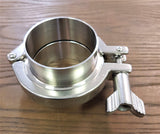 Stattin Stainless 63.5mm (2 1/2") Stainless Steel Tri Clover Unions