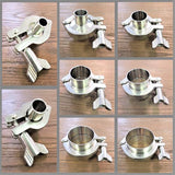 Stattin Stainless Stainless Steel Tri Clover Unions