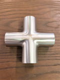 Stattin Stainless 25.4mm x 1.6mm Stainless Steel Tube Crosses