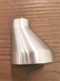 Stattin Stainless 50.8mm x 25.4mm x 1.6mm Stainless Steel Tube Eccentric Reducers