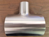 Stattin Stainless 101.6mm x 50.8mm x 1.6mm Stainless Steel Tube Tees