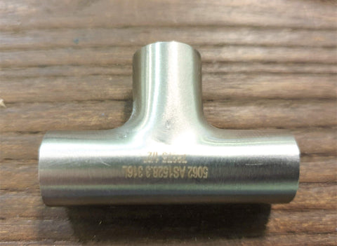 Stattin Stainless 12.7mm x 1.6mm Stainless Steel Tube Tees