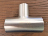 Stattin Stainless 38.1mm x 25.4mm x 1.6mm Stainless Steel Tube Tees