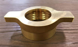 Stattin Stainless 38.1mm (1 1/2") Brass Wine Wing Nuts
