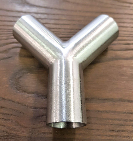 Stattin Stainless 25.4mm x 1.6mm Stainless Steel Tube Y Pieces
