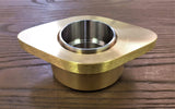 Stattin Stainless 50.8mm (2") Stainless Steel / Brass Wine Unions