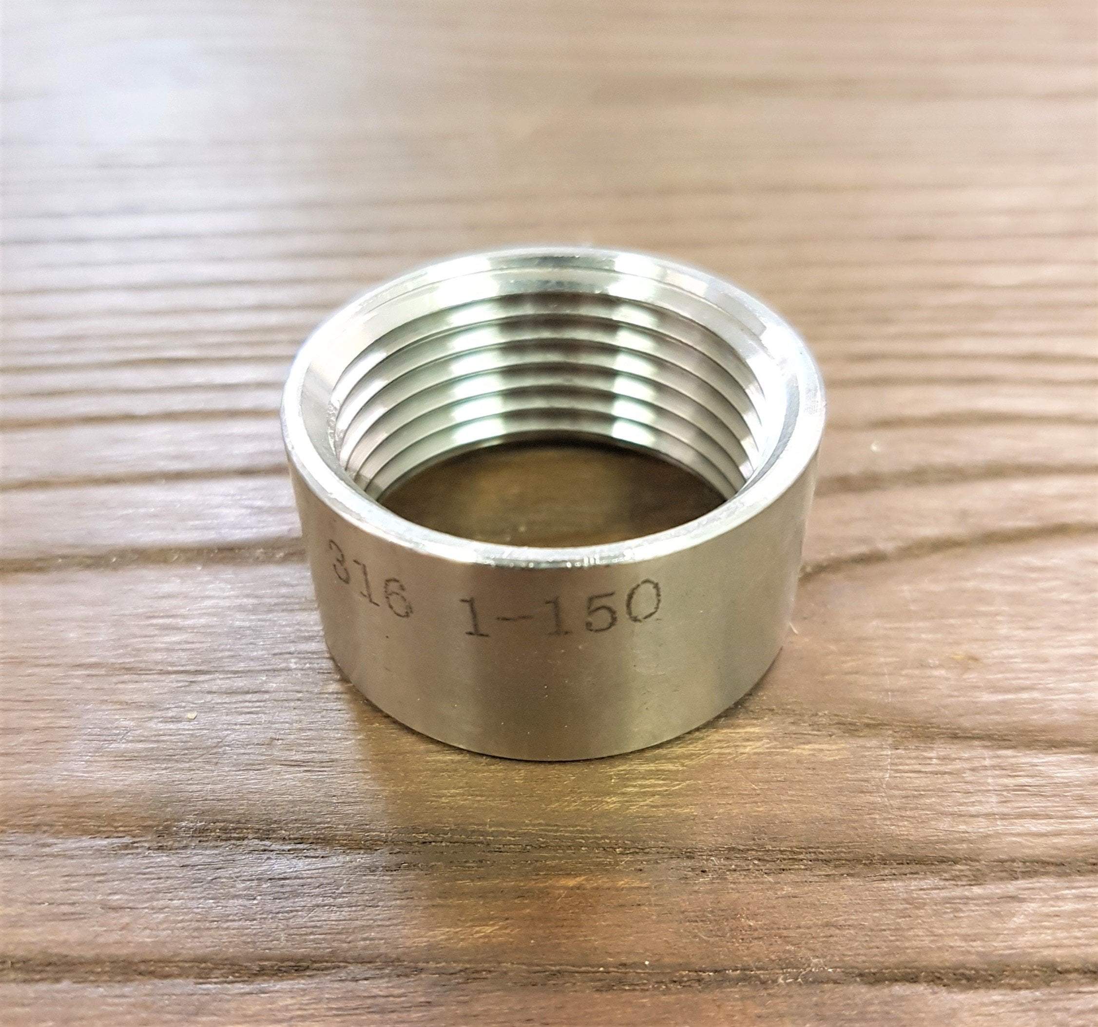 Stainless Steel BSP Half Sockets 25 BSP 1