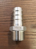 Stattin Stainless Stainless Steel BSP Male Hose Barbs