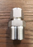 Stattin Stainless 12.7mm x 3/4" BSP Stainless Steel Compression Male Connectors