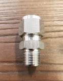 Stattin Stainless 12.7mm x 3/8" BSP Stainless Steel Compression Male Connectors