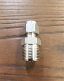 Stattin Stainless 6.35mm x 3/8" BSP Stainless Steel Compression Male Connectors
