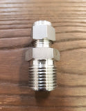Stattin Stainless 9.53mm x 1/2" BSP Stainless Steel Compression Male Connectors