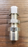 Stattin Stainless 9.53mm x 3/8" BSP Stainless Steel Compression Male Bulkhead Connectors