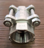Stattin Stainless 32 BSP (1 1/4") Stainless Steel 3 Piece Spring Check Valves