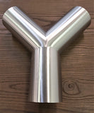 Stattin Stainless 76.2mm x 1.6mm Stainless Steel Tube Y Pieces